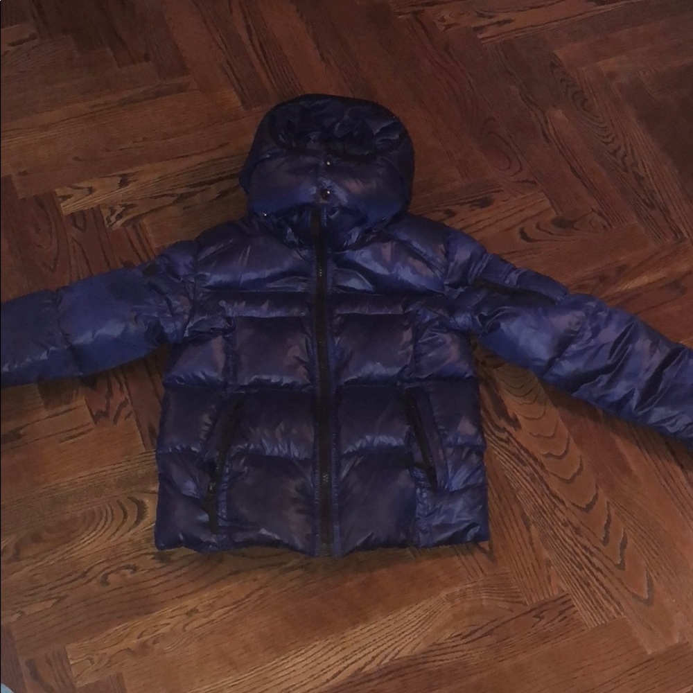 A blue jacket